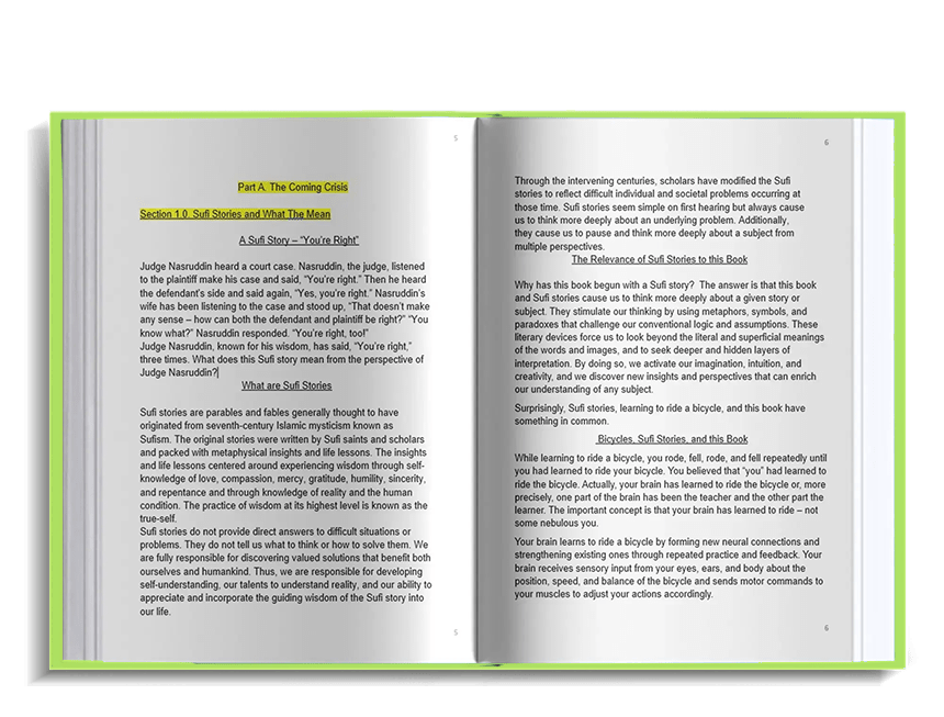 Manuscript page before editing